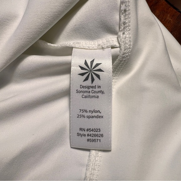 Athleta Spinnaker Sun White Zip-Up Jacket - Picture 5 of 6